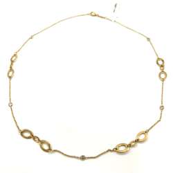 Elegant 14K yellow gold necklace, simple and chic — perfect for daily wear