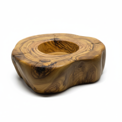Natural Olive Wood Candle Holder Rustic Tealight Votive Decor Handmade Gift