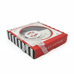 LOVE Pizza Cutter Wheel Wedding Favor Bridal Shower Gift Box Kitchen Gadget New