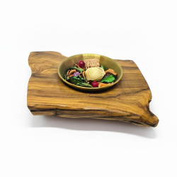 Olive Wood Live Edge Display Shelf Tray Rustic Home Decor Handcrafted Unique