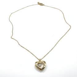 14K Yellow Gold Heart Necklace CZ Pendant Women's Fine Jewelry Love Gift for Her
