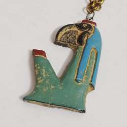 Handcrafted Egyptian pendant, ancient Thoth design, unique vintage-style piece