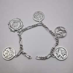 Vintage Beautiful Bracelet Jewelry,925 Sterling Silver, Handmade  33,14g