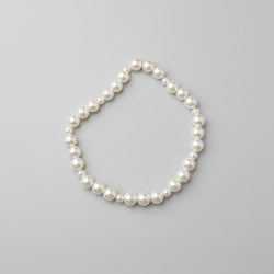 Elegant Graduated Faux Pearl Necklace Women's Classic Chunky Statement Jewelry Gift