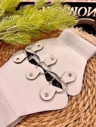 Wide belt loops leather women  beautiful bright colors