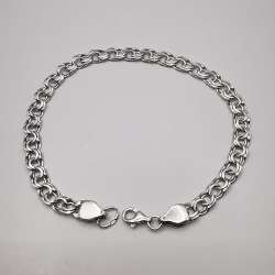 Vintage Beautiful Bracelet Jewelry,925 Sterling Silver, Handmade  7,30g