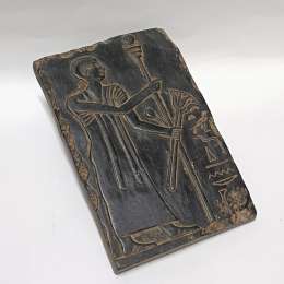 Egyptian carved décor Pharaonic stone replica ancient collectible art piece