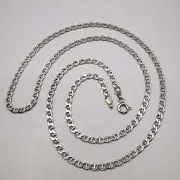 Vintage  Beautiful  Jewelry Chain,925 Sterling Silver,Signed ,Handmade 9,14g