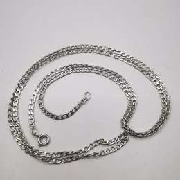 Vintage  Beautiful  Jewelry Chain,925 Sterling Silver,Signed ,Handmade  8,14g