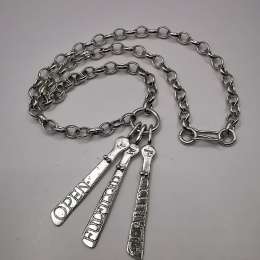 Vintage  Beautiful  Jewelry Chain,925 Sterling Silver,Signed ,Handmade  29,85g