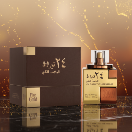Lattafa 24 Carat Pure Gold EDP Luxury Oriental Perfume 100ml Long Lasting Fragrance