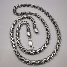 Vintage  Beautiful  Jewelry Chain,925 Sterling Silver,Signed ,Handmade 48,28g
