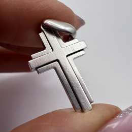 Vintage Sterling Silver Crucifix Cross Pendant Jesus Christ Religious Jewelry 3.