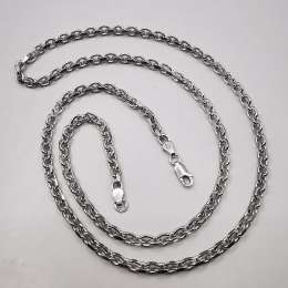 Vintage  Beautiful  Jewelry Chain,925 Sterling Silver,Signed ,Handmade 26,45g