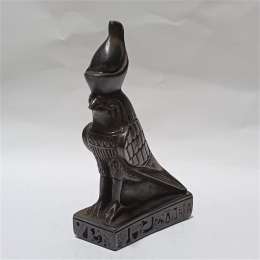 Egyptian Horus falcon statue hand-carved symbolic collectible ancient art piece