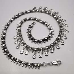 Vintage  Beautiful  Jewelry Chain,925 Sterling Silver,Signed , Handmade 25,10g