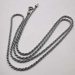 Vintage Beautiful  Jewelry Chain, 925 Sterling Silver, Signed  7.59g