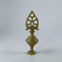 Vintage Solid Brass Kohl Container Antique Eyeliner Vessel Handmade in Pakistan