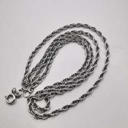 Vintage  Beautiful  Jewelry  Chain Necklece,925 Sterling Silver,Signed , 5,60g