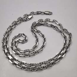 Vintage  Beautiful  Jewelry  Chain Necklece,925 Sterling Silver,Signed , 14,16g