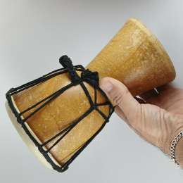 Echoes of Africa Traditional Handcrafted Wooden Djembe Drum Artisan Percussion