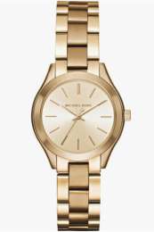 Michael Kors Slim Runway Gold-Tone Stainless Steel Women’s Watch 33mm