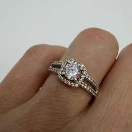 Cute Vintage Ring Sterling Silver 925 Stone Jewelry Women's Beautiful Size 6US