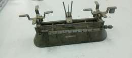 Antique antique scale over 100 years old with antique iron handles on two ends