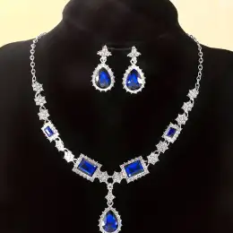 Pearl Necklace and Earrings Jewelry Set for Women Wedding Jewelry Elegant Gift
