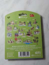 Belek Themed Customized UV Printed Plastic Base Sail Ship Shaped Fridge Magnet 7