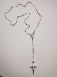Vintage Rare Women's Pendant Chain 925 Sterling Silver, Virgin Mary, Jesus 9g
