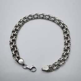 Vintage  Men's Bracelet Jewelry, 925 Sterling Silver, Handmade 21,35g