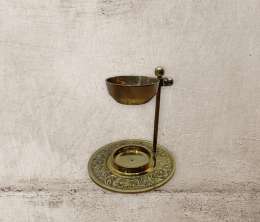 Brass Incense Charcoal Burner Beautiful Ornate Style Home Decor