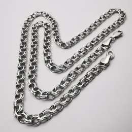 Vintage Unisex Statement Jewelry Chain, 925 Sterling Silver, Signature,  19,23g