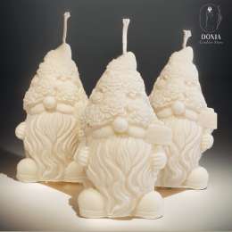 Santa Clause Natural soy candles Three
