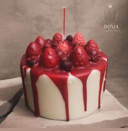 Cheesecake candle