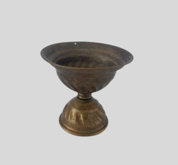 Vintage Incense Copper Burner incense Handmade Carved Small Indian Collectibles