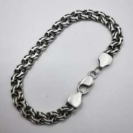 Vintage Chic Massive Bracelet Jewelry, 925 Sterling Silver,Handmade   24,29g