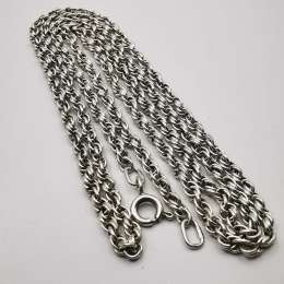 Vintage Fine Jewelry Chain, 925 Sterling Silver, Signed  16,13g