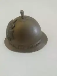 Vintage Brass Metal Bell Bobby Hat Helmet Metropolitan Police ER Crown England