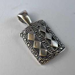 Vintage Necklace Pendant Jewelry Women's Sterling Silver 925 Beautiful Signed 2.