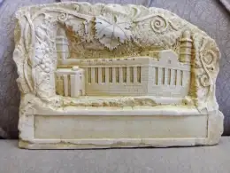 Collectibles Handmade Al-Haram Al-Ibrahimi Hebron Carved Stone Holy Land 606gr