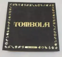 Rare Vintage Game French France TOMBOLA DAL NEGRO Marque Deposee Cards Board Num