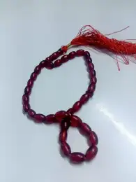 Rosary Red Colored 33 Beads Suitable For Men, Women And Girls, Length 25 Cm
