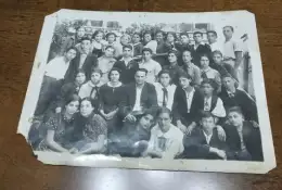 Vintage Rare 1939 Photograph Souvenir Team Group Young Girls Boys Worldwide