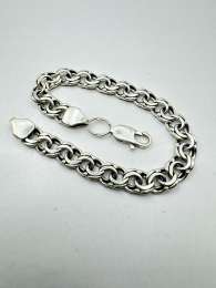 Vintage Beautiful Bracelet Jewelry, 925 Sterling Silver,Handmade   17,51g