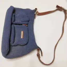 Vintage Rosetti Bag Dark Blue Color Hand Bag Design Shoulder Bag Ladies 2004's