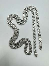 Vintage Beautiful  Jewelry Chain, 925 Sterling Silver, Signed  23.02g