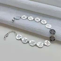 beauty 925 silver bracelet women fashion jewelry chain 8.8 gram Adjustable