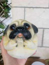 Resin Animal Dog Statue For Dog Lovers Very Cute Height 12 cm